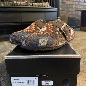 Madden Girl Multicolor Patterned Slip-Ons